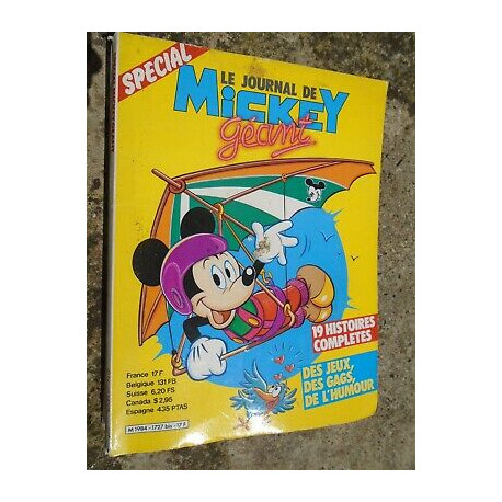 Le journal de Mickey géant n 1727 bis