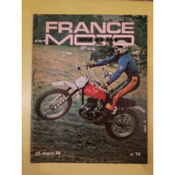 France Moto Revue de La f f m Nº 74 Mars 1974