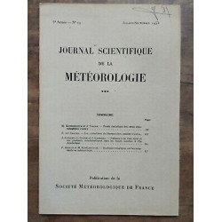 Journal Scientifique de la Météorologie Nº19 Juillet Septembre 1953