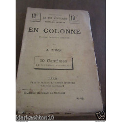 En colonne roman militaire par J. Simon/ Bibliothèque de la vie...