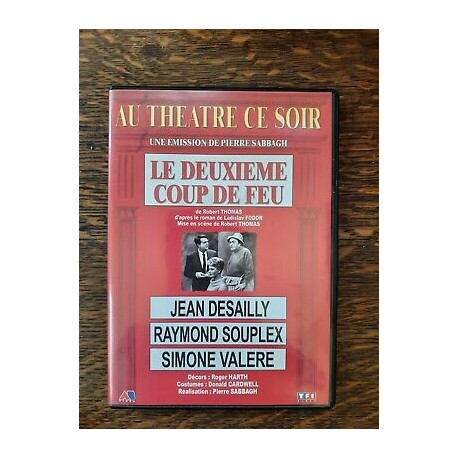 DVD - Au Théâtre ce Soir Le Deuxième Coup de Feu avec Jean Desailly