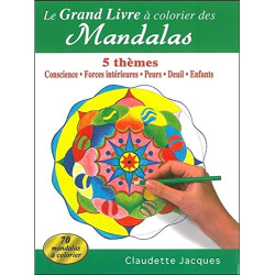 Le grand livre à colorier des Mandalas - 5 thèmes