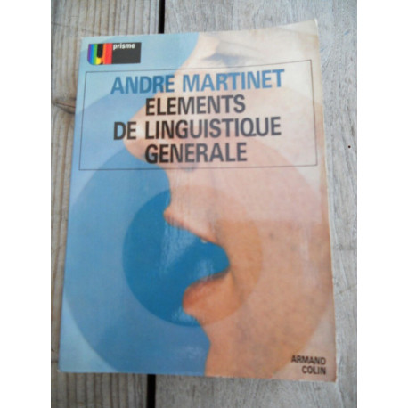 éléments de linguistique générale Armand Colin u prisme