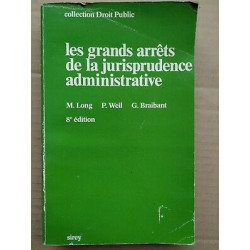 Les grands arrêts de la jurisprudence administrative 8ªed