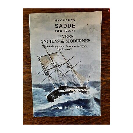 Enchères Sadde 03000 Moulins Livres Anciens Modernes samedi 19...