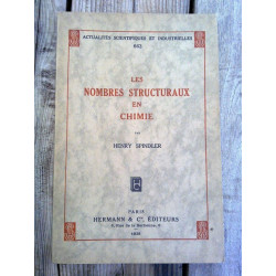 Henry spindler Les nombres structuraux en chimie Hermann cie