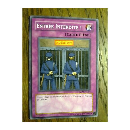 Entrée Interdite! GLAS-FR064 Yu-Gi-Oh