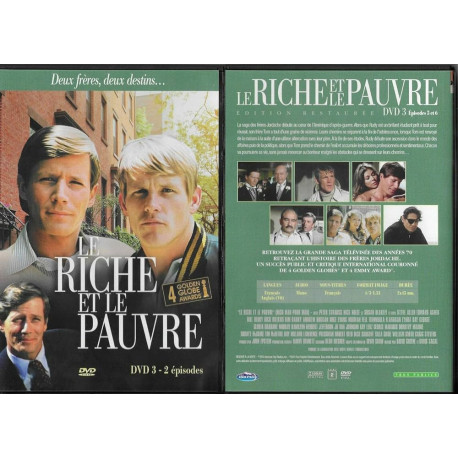 Le Riche et le Pauvre - DVD 3 2 épisodes