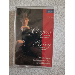 K7 Audio : Chopin Concerto pour Piano N° 1 - Grieg Concerto Pour...