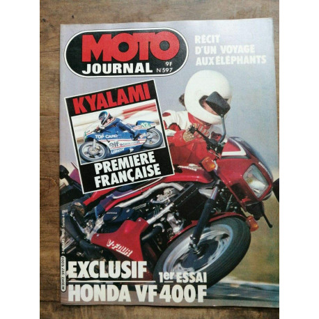 Moto Journal Nº 597 24 Mars 1983