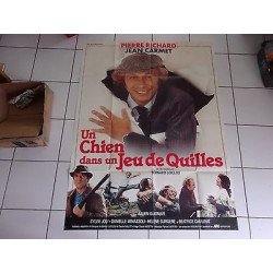 affiche originale 120 x 160 film Un chien dans Un jeu de quilles