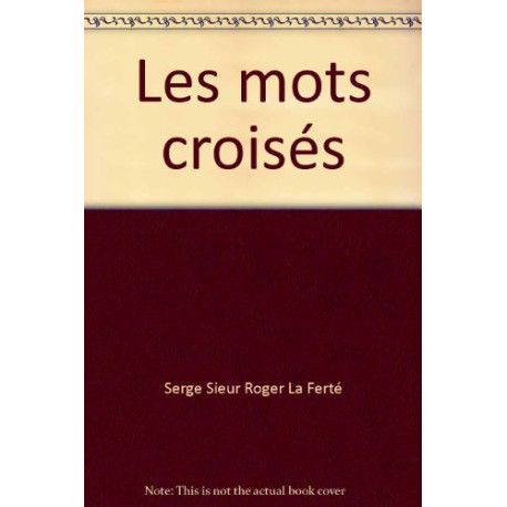 Les mots croisés