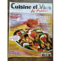 Cuisine et Vins de France Nº 86 juin juillet août 2002