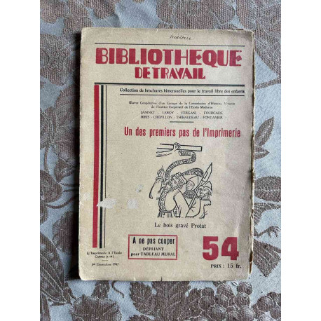 Bibliothèque de Travail n°54