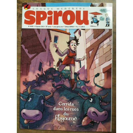 Spirou nº 4005 14 janvier 2015