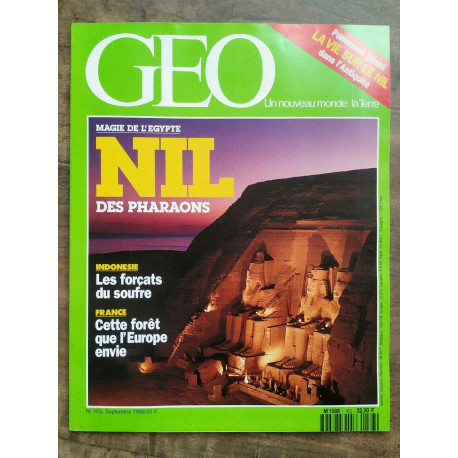 Magazine GEO n163 Septembre 1992