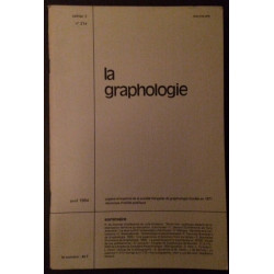 LA GRAPHOLOGIE CAHIER 2 N°214 AVRIL 1994