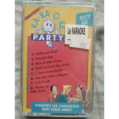 Karaoke Party Rock'n'Roll Cassette Audio-K7 NEUVE SOUS BLISTER