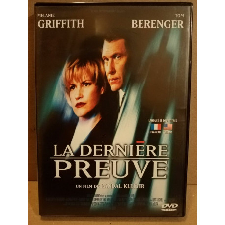 La derniere preuve Melanie Griffith Tom Berenger DVD