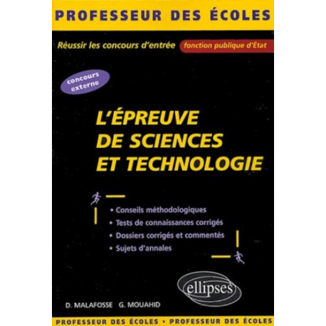 L'épreuve de Sciences et Technologie