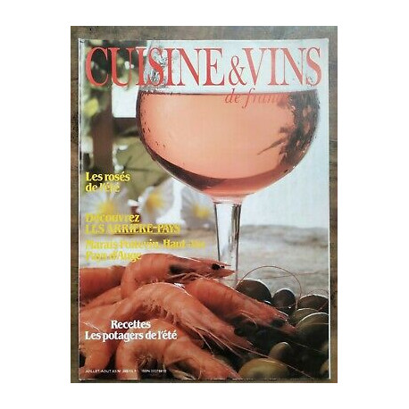 Cuisine et Vins de France Nº 388 juillet août 1983