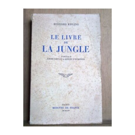 Le livre de la jungle Mercure de france