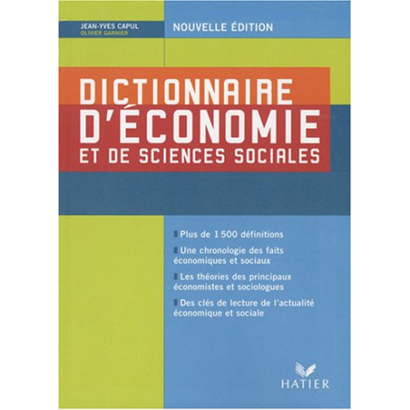 Dictionnaire d'économie et de sciences sociales