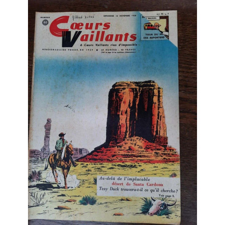 Coeurs Vaillants Nº 46 Novembre 1958