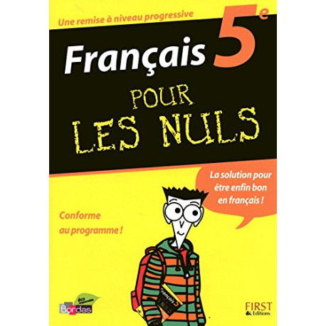 Francais 5e pour les nuls