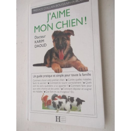 J'[aime] mon chien