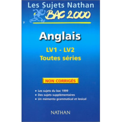 Bac anglais terminale toutes séries : sujet non corrigés du bac 99