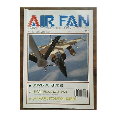 Air Fan Le Mensuel de L'aeronautique Militaire Nº 133 Decembre 1989