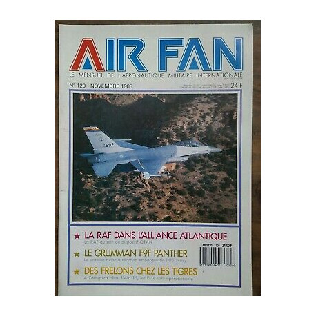 Air Fan Le Mensuel de L'aeronautique Militaire Nº 120 Novembre 1988