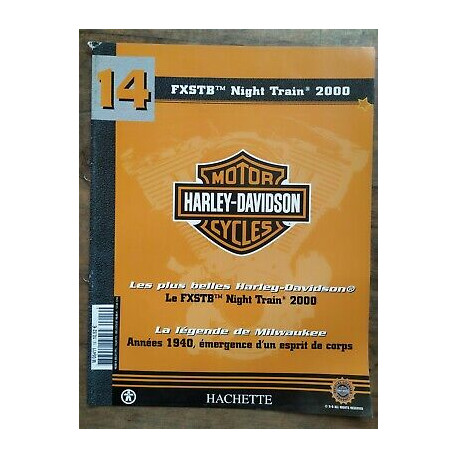 FXSTB Night Train 2000 harley davidson Motorcycle Nº14 hachette 2001