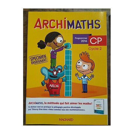 Archimaths Cycle 2 Fichier CP programmes