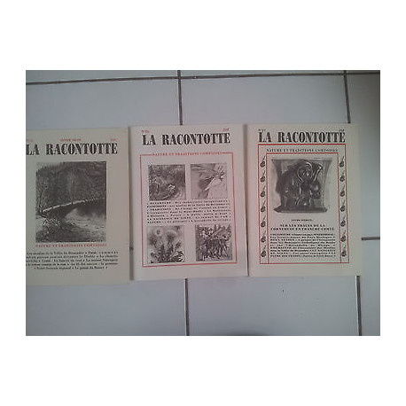 lot 3 revues LA RACONTOTTE nature et traditions Franc Comtoises n...