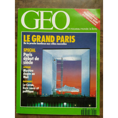 Magazine GEO n153 Novembre 1991