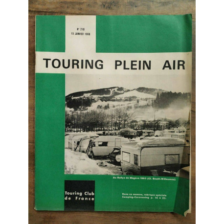 Touring Plein Air Nº 210 Janvier 1966