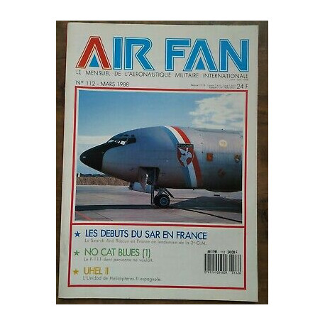 Air Fan Le Mensuel de L'aeronautique Militaire Nº 112 Mars 1988