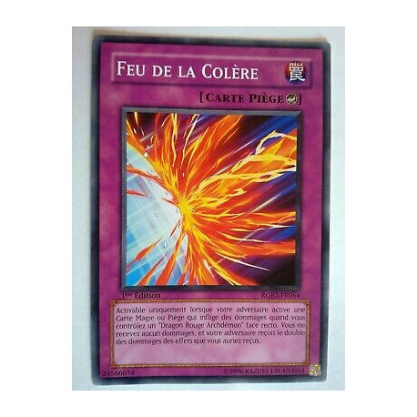 Feu de la Colère RGBT-FR064 Yu-Gi-Oh