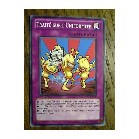 Traité sur l'Uniformité GENF-FR073 Yu-Gi-Oh