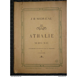 Athalie intermèdes en musique de la tragédie de Racine-1690