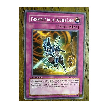 Technique de la Double Lame GLAS-FR074 Yu-Gi-Oh