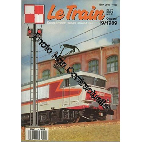 Le Train Supplément autos miniatures n° 19 (1989)