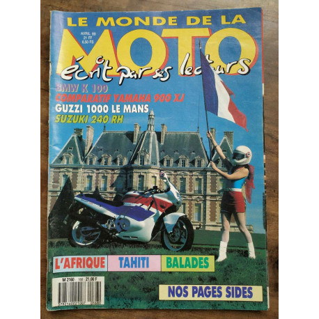 Le Monde de la Moto n168 Avril 1989