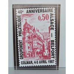 Brochure 40e Anniversaire Du Groupement Philatélique alsace belfort