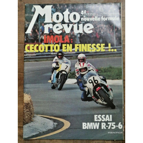 Moto Revue Nº 2215 10 Avril 1975