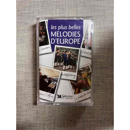 Les plus belles mélodies d'Europe Cassette Audio-K7 NEUVE SOUS BLISTER