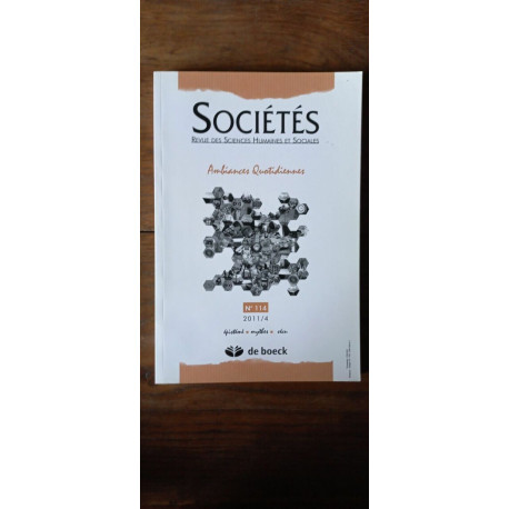 Sociétés n 114 De boeck 20114