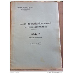 Cours de Perfectionnement Série F 7